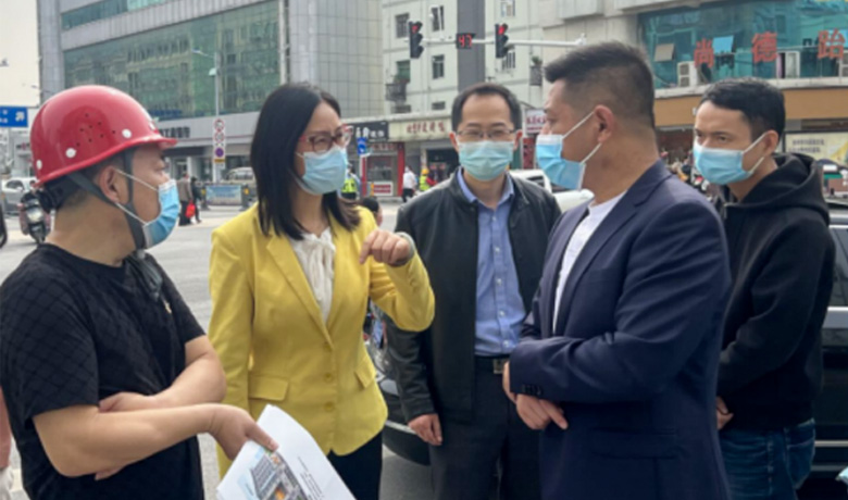 錢梅赴青年路板塊城市更新項目調(diào)研工作